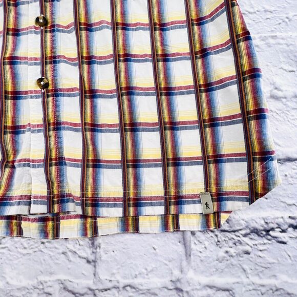 NOT FOR SALE  Royal Robbins Button Up Shirt Men's Medium Multicolor Plaid Short - Picture 5 of 10